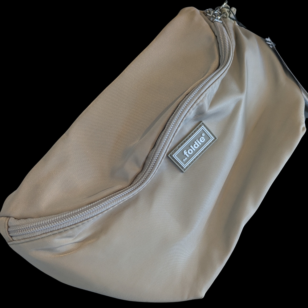 Foldie Tan Crossbody Bag